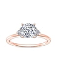 thumbnail image 1 of 0.70 Ct Cushion Cut Genuine Diamond Halo Wonderful Ring for Ladies Solid 18K Rose Gold Size 10.5, 1 of 8