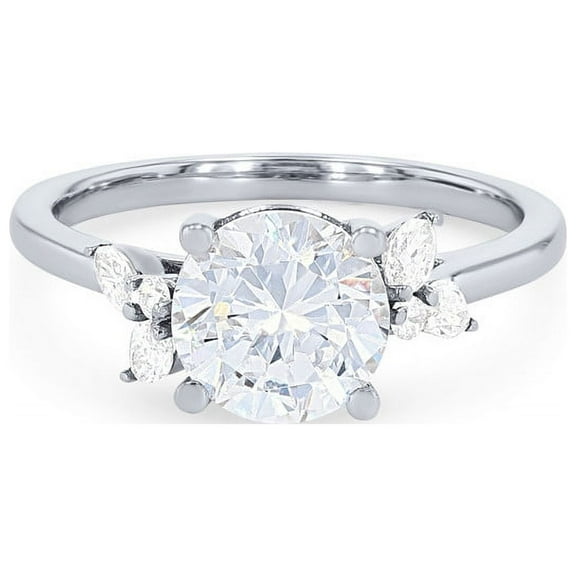 0.70 T.C.W Clarity-VS1 Round Natural Diamond Wonderful Solitaire Wedding Ring for Ladies Solid 14K White Gold Size 7