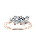 thumbnail image 1 of 0.70 T.C.W Marquise Shape Natural Diamond Latest Design Solitaire Wedding Ring for Ladies Solid 14K Rose Gold Size 8, 1 of 8