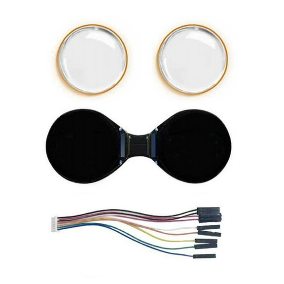 0.71" Round LCD Display Screen, Highly Brightness For Wearables Electronics Hobbyists And Developers