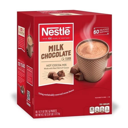 0.71 oz Milk Chocolate Hot Cocoa Mix - 60 per Box