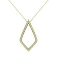 thumbnail image 1 of 0.72 CT Kite Drop Shape Diamond Pendant 14k Gold with 22" Chain, 1 of 4