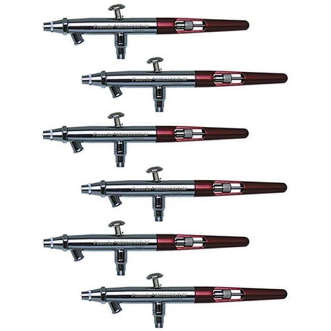0.74 mm Double Action Airbrush with Medium Head for MIL - Pack of 6