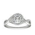thumbnail image 1 of 0.75 Ct Luxurious Round Cut Solitaire Natural Diamond Wedding Ring for Girls in 14K White Gold Size 7.5 (F-G/VS1) by Diamond-Capitals, 1 of 8