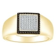thumbnail image 1 of AFFY 0.75 Carat Round Shape Brown Natural Diamond Men's Engagement Band Ring 10K Solid Gold, 1 of 1