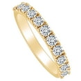 thumbnail image 1 of AFFY 0.75 Carat Round Shape White Natural Diamond Wedding Engagement Band Ring 18K Solid Yellow Gold Ring Size-5.5, 1 of 2