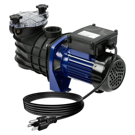0.75 HP In/Above Ground Pool Pump with Timer,2641GPH, 550W, High Flow, Powerful Self Priming Swimming Pool Pumps with Filter Basket