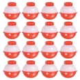 thumbnail image 1 of Uxcell 0.75" Fishing Bobbers 16 Pack Plastic Push Button Round Fishing Float, 1 of 7
