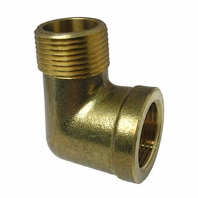 0.75 Male Iron Pipe x 0.75 in. 90 deg Female Pipe Thread Brass Street Elbow