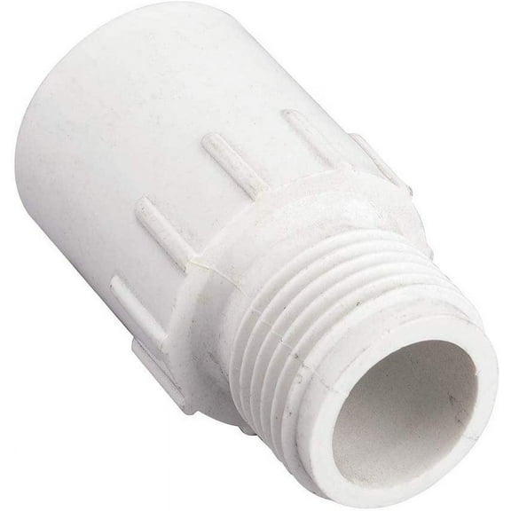 0.75" Slip x MHT Plastic Hose-To-Pipe Fittings