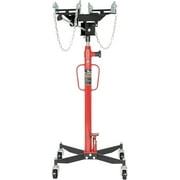 0.75 Ton 1660 lbs Hydraulic Telescoping Transmission Jack with 360  Swivel Wheels, Foldable Foot Pedal, Adjustable Garage/Shop Lift Hoist for Auto Repair & Vehicle Maintenance