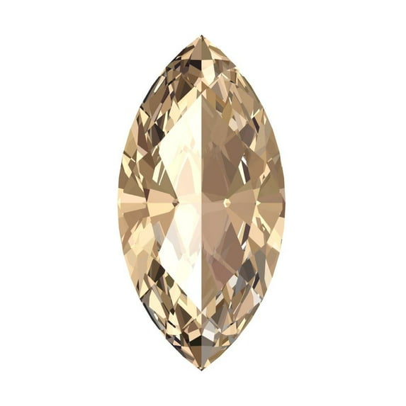 0.75 ct 9x4.5mm Marquise Cut Synthetic Yellow moissanite November Birthstone