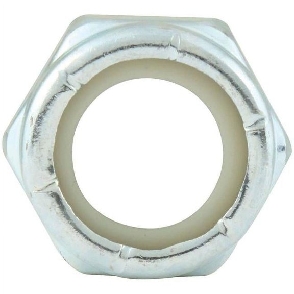0.75 in. 10 Coarse Thread Thin Nylon Insert Hex Nuts - Pack of 10