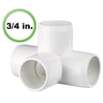 thumbnail image 1 of 0.75 in. 4 Way LT PVC Pipe Fitting, 1 of 1