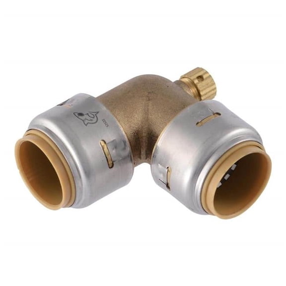 0.75 in. Brass Elbow with Drain