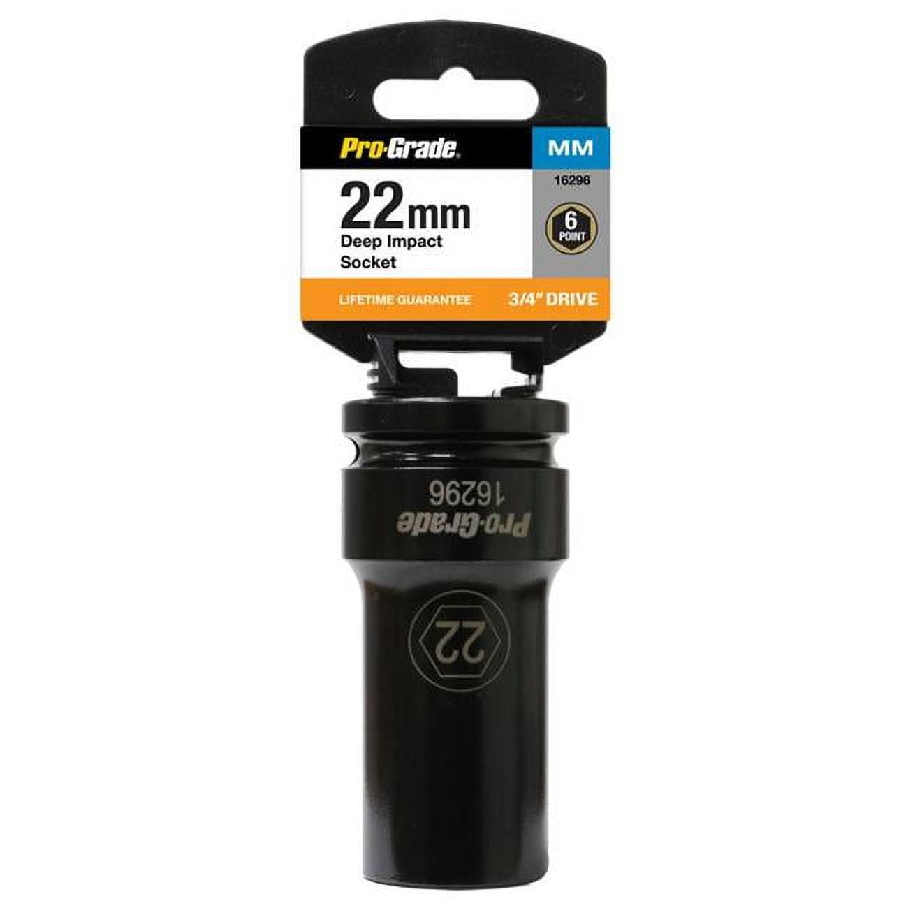 Pro-Grade Stecknuss 36 Mm, 3/4 Zoll Antrieb, 6-kant – Hitzebehandelter Chrom-Vanadium-Stahl