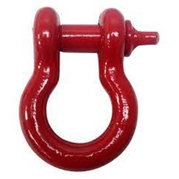 0.75 in. Galvanized Shackle, Red