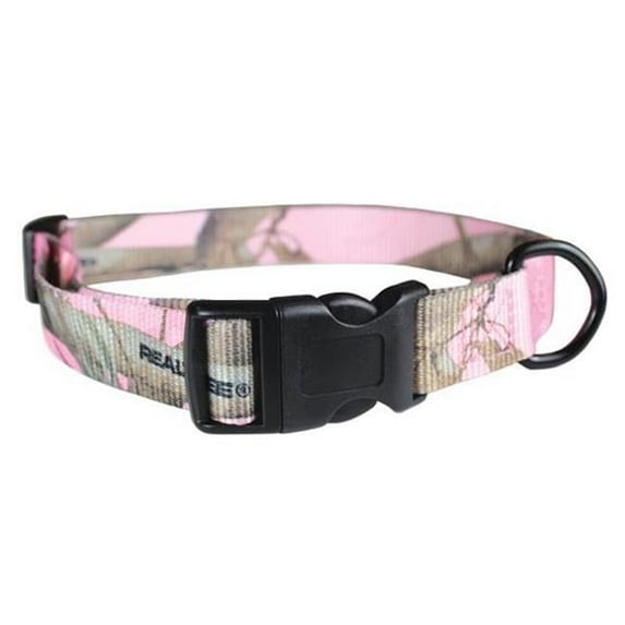 0.75 in. Kwkklp Adjustable 14-20 in. Pnk Camo Collar