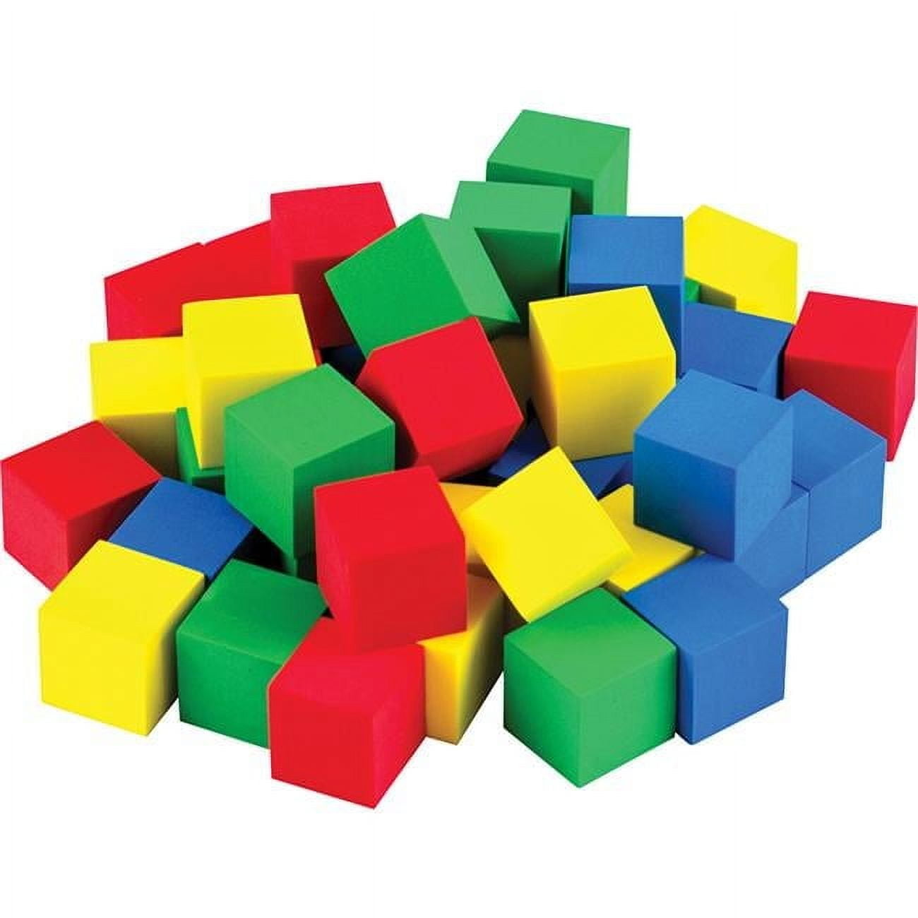0.75 in. Multicolor Foam Cubes - 40 Count - Pack of 3