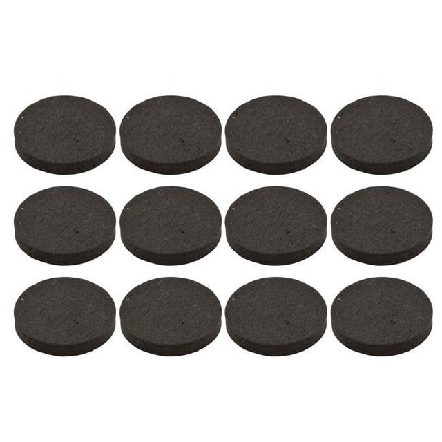 0.75 in. S845828 Self adhesive Rubber Grip Pads, Black