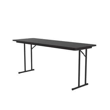 0.75 in. Set Leg Seminar Table (24 in. x 60 in./Black Granite)