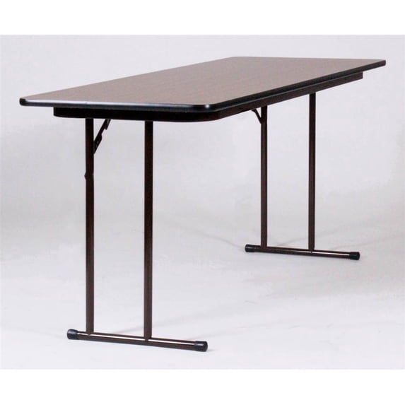 Correll St2472Px-06 .75 Inch High-Pressure Off-Set Leg Seminar Table - Medium Oak
