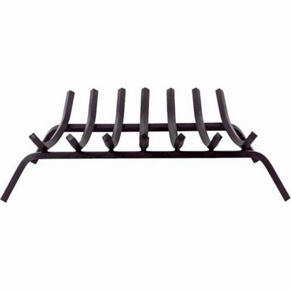 0.75 in. Square Steel 6 Bar Grate, Black