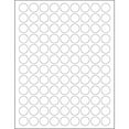 thumbnail image 1 of 0.75 in. White Removable Circle Laser Labels - Pack of 10800, 1 of 1