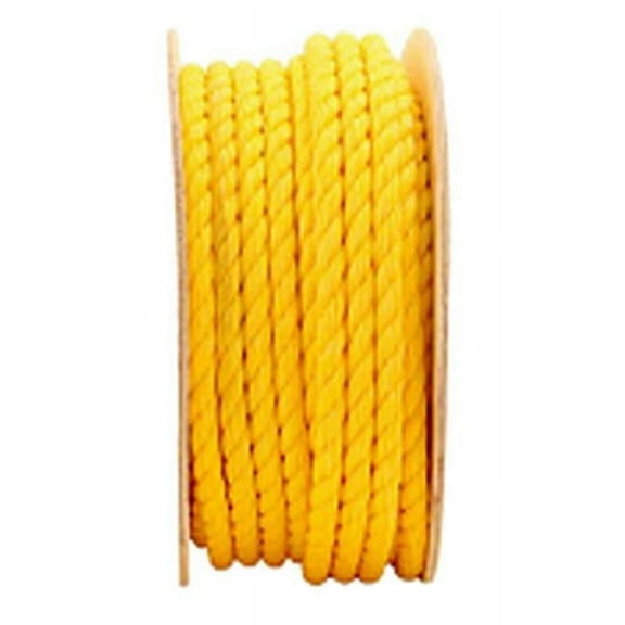 0.75 in. x 100 ft. Yellow Twisted Polypropylene Rope