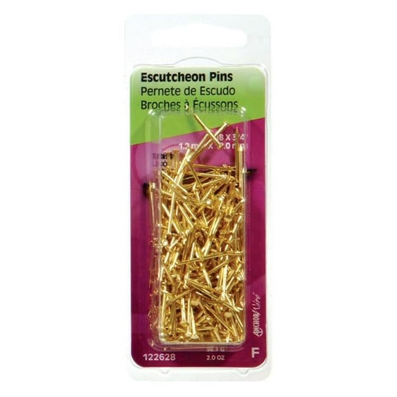 0.75 in. x 18 Brass Escutcheon Pin