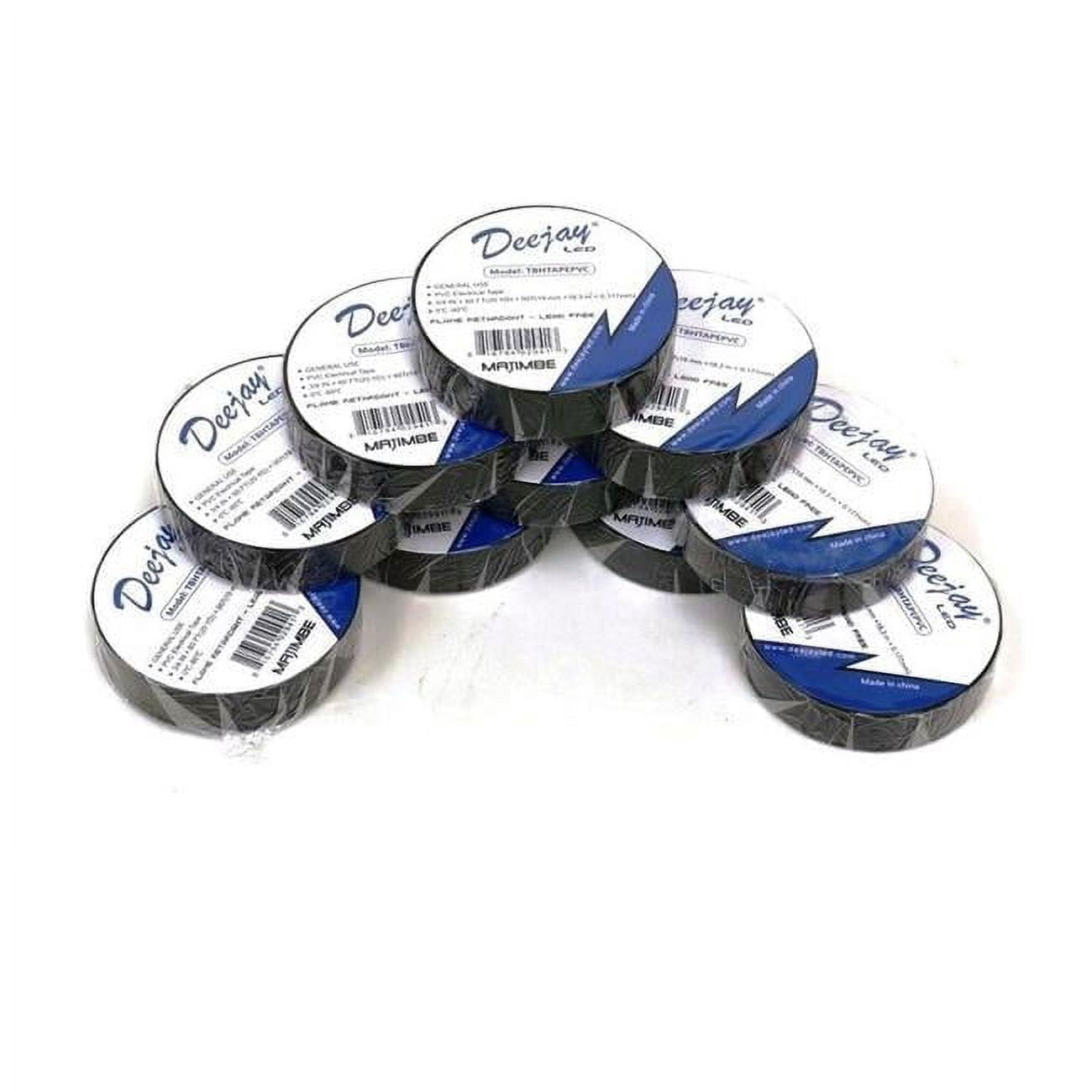 0.75 in. x 60 ft. PVC Electrical Tape, Pack of 10