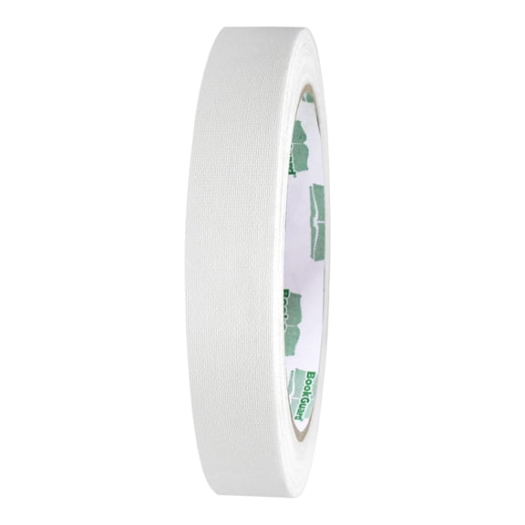 0.75 inch Premium Bookbinding Repair Cloth Tape, 15 Yard Roll, White