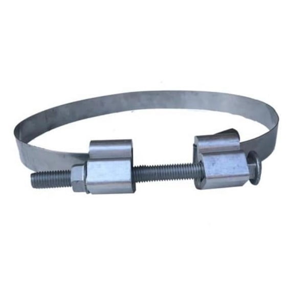 0.75 x 0.030 x 48 in. Bolt Clamp Plus Stainless Steel 201 Strap, 5 Per Box
