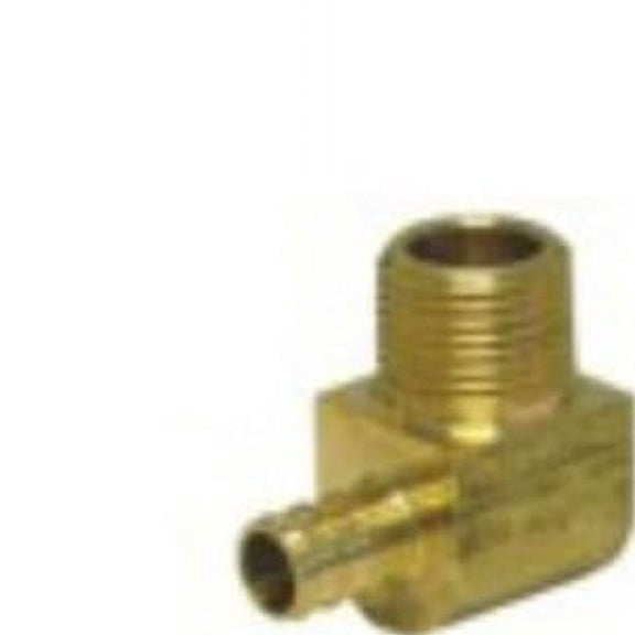 0.75 x 1 in. Brass 90 deg Pex x Male Pipe Thread Reducing Elbow