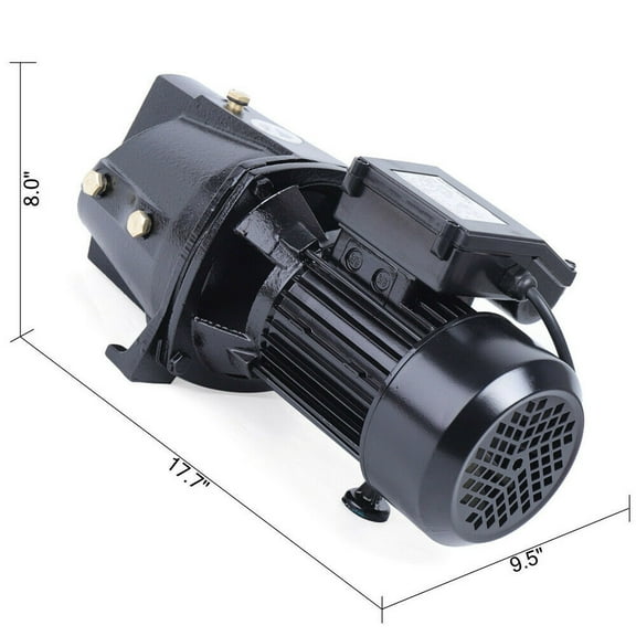 0.75HP Shallow Well Jet Pump Shallow Well Pump 550W Jet Pump 1003.9G/h Irrigate Shallow Well Jet Pump Water Booster Pump Water Jet Pump Pressure Switch Heavy Duty Water Jet Pump Shallow Jet Pump Water