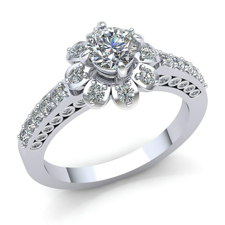 LADIES RING 0.75CT ROUND DIAMOND 10K ROSE GOLD LADIES RING 0.75CT ROUND DIAMOND 10K ROSE GOLD