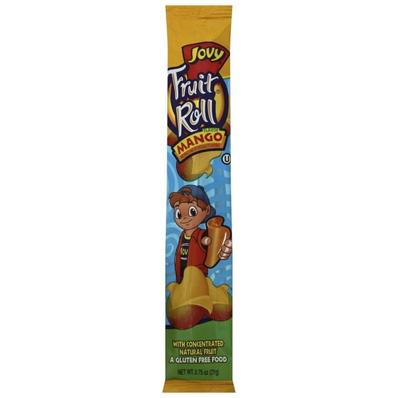 0.75oz Jovy Fruit Roll Snack, Mango (Pack of 12)