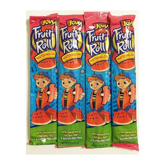 0.75oz Jovy Fruit Roll Snack, Watermelon (Pack of 2)