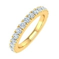thumbnail image 1 of 0.77 Carat Diamond Wedding Band Ring in 14K Yellow Gold (Ring Size 4.75) (SI1-SI2 Clarity), 1 of 4
