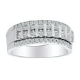 thumbnail image 1 of AFFY 0.78 Carat Round Shape White Natural Diamond Men's Engagement Ring 14k Solid Gold, 1 of 1