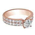 thumbnail image 1 of AFFY 0.79 Ct White Natural Diamond Solitaire Engagement Ring in 14k Rose Gold Ring Size - 11.5, 1 of 1