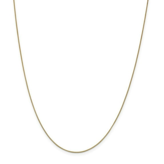 0.7mm 14k Yellow Gold Box With Lobster Chain Necklace - 2.1 Grams - 20 Inch