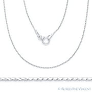 0.7mm Thin Snake Link Italian Chain Necklace in .925 Sterling Silver