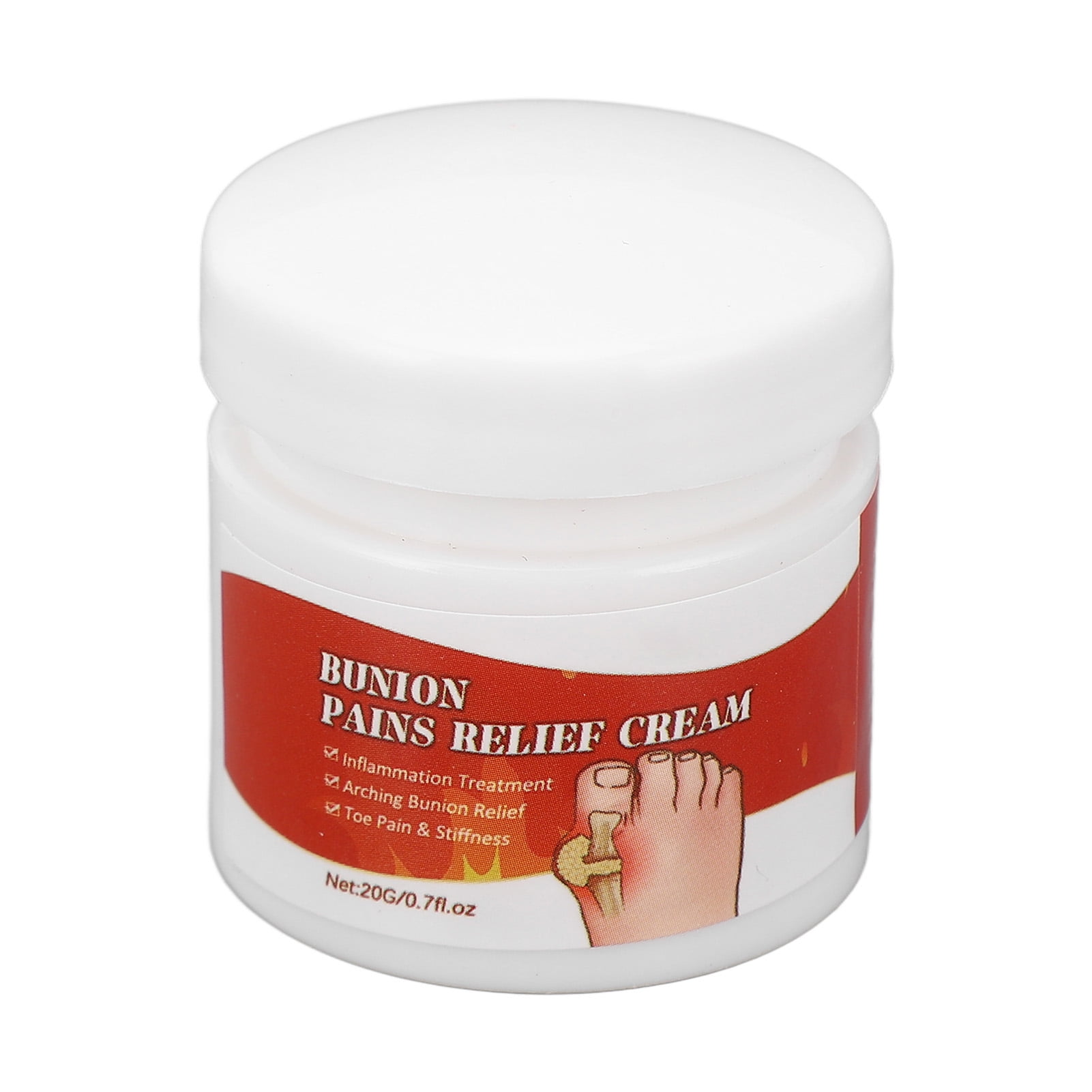 0.7oz Bunion Relief Cream Reduce Stiffness Fast Absoption Bunion Toe