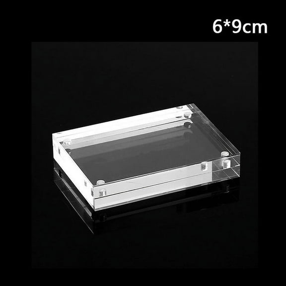 0.8+0.8cm Photo Frame Transparent Without Border Pictures Set Display