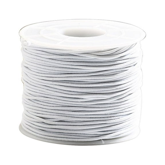 0.8/1.0/1.2/1.5mm Beading Elastic Cord Rubber Stretch Rope for DIY Face Mouth Mask Crafts Bracelet Braided