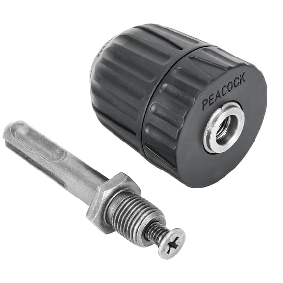 0.8-10Mm Keyless Drill Chuck 3/8-24Unf Thread Drill Bit Adapter for Drill B