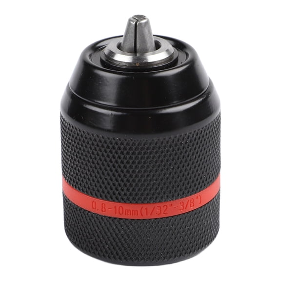 0.8-10mm Keyless 3/8-24UNF Thread Metal Drill Chuck Self Locking Drill Collet For Hand Electric Drill Quick Change Conversion