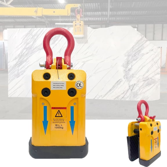 0.8"-2.3" 2200LBS Stone Slab Lifting Clamp Granite Marble Lifter Stone Miter Clamp Stone Lifting Tool