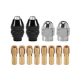 0.83.2mm Keyless Drill Chuck Collet Set 1/32 to 1/8In Replacement